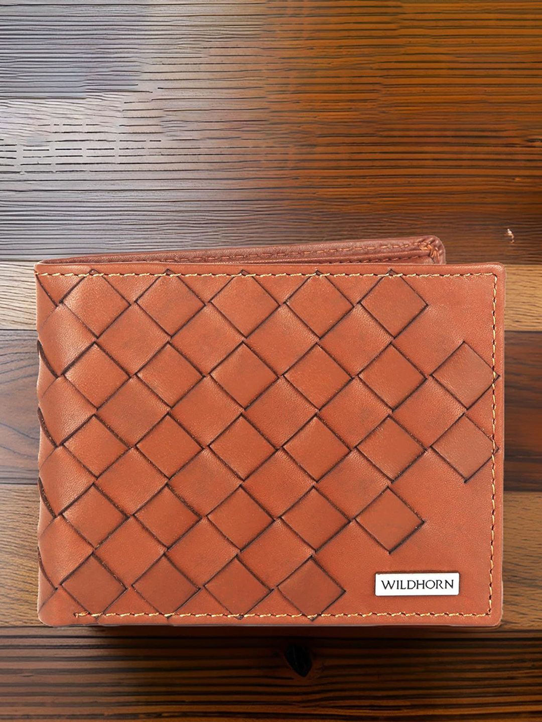 WildHorn Men Leather Two Fold Wallet