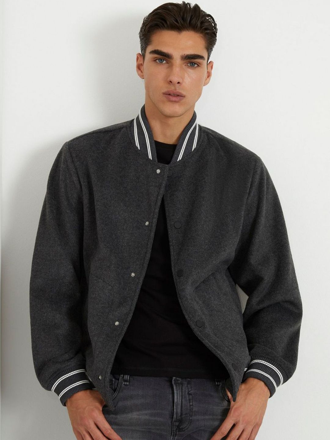 GUESS Men Open Front Jacket