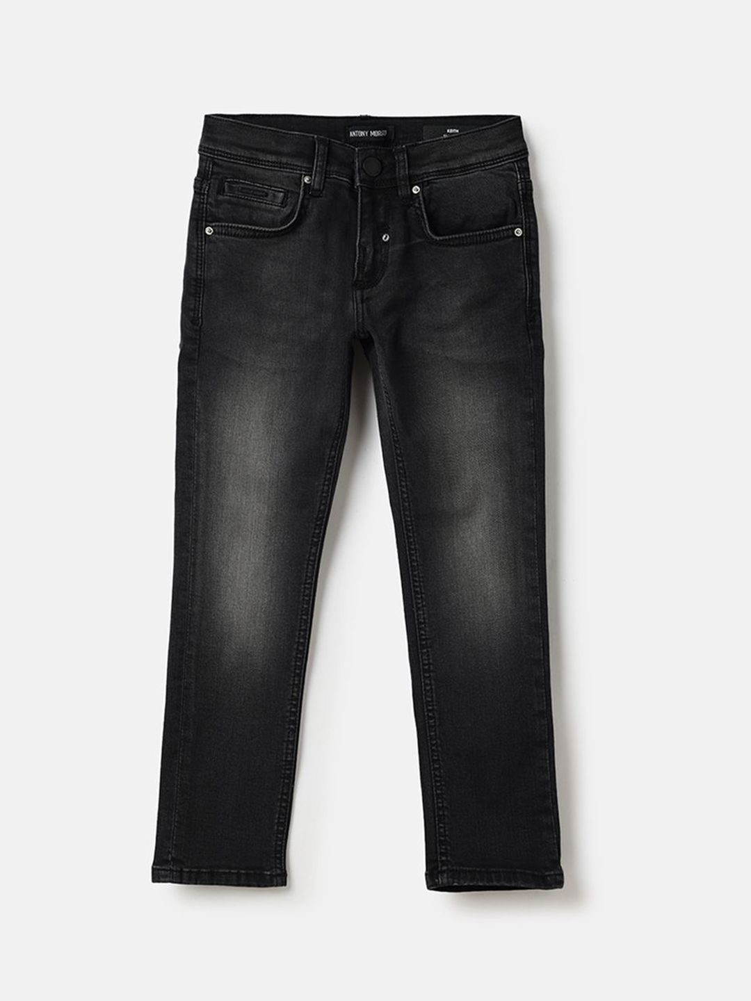 Antony Morato Boys Skinny Fit Mid-Rise Non Stretchable  Jeans