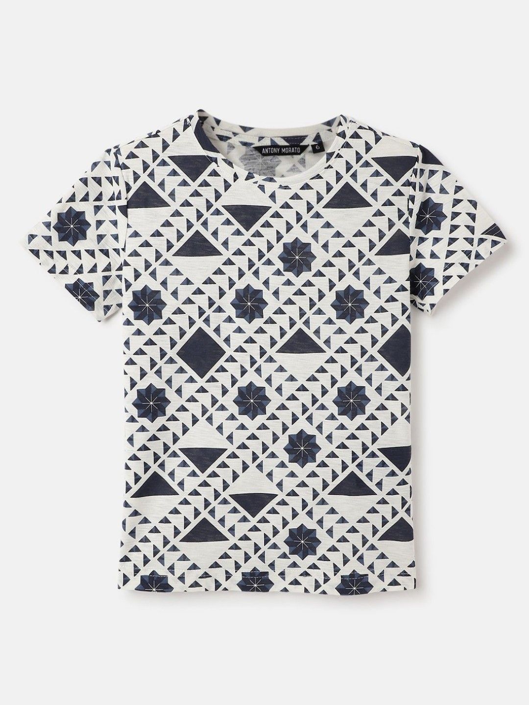 Antony Morato Boys Printed Monochrome T-shirt
