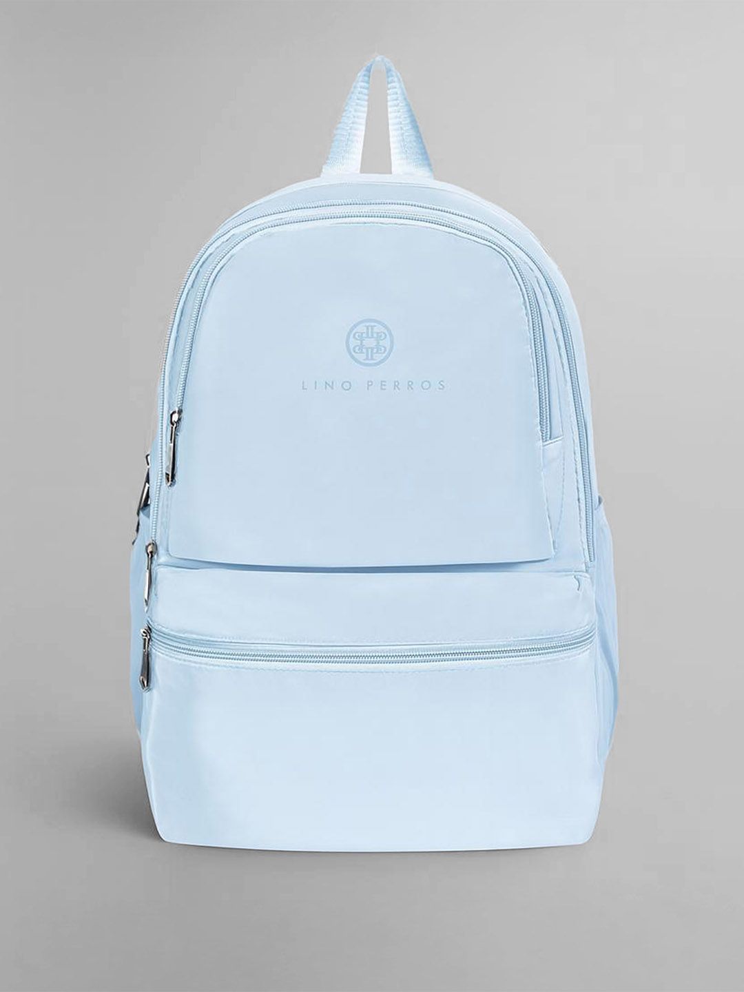 Lino Perros Lino Perros Women Blue Solid Backpack- 28 Litres