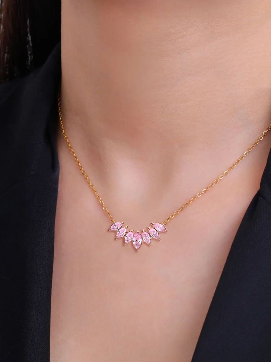 Buy MINUTIAE Rose Gold & White Brass Rose Gold-Plated Layered