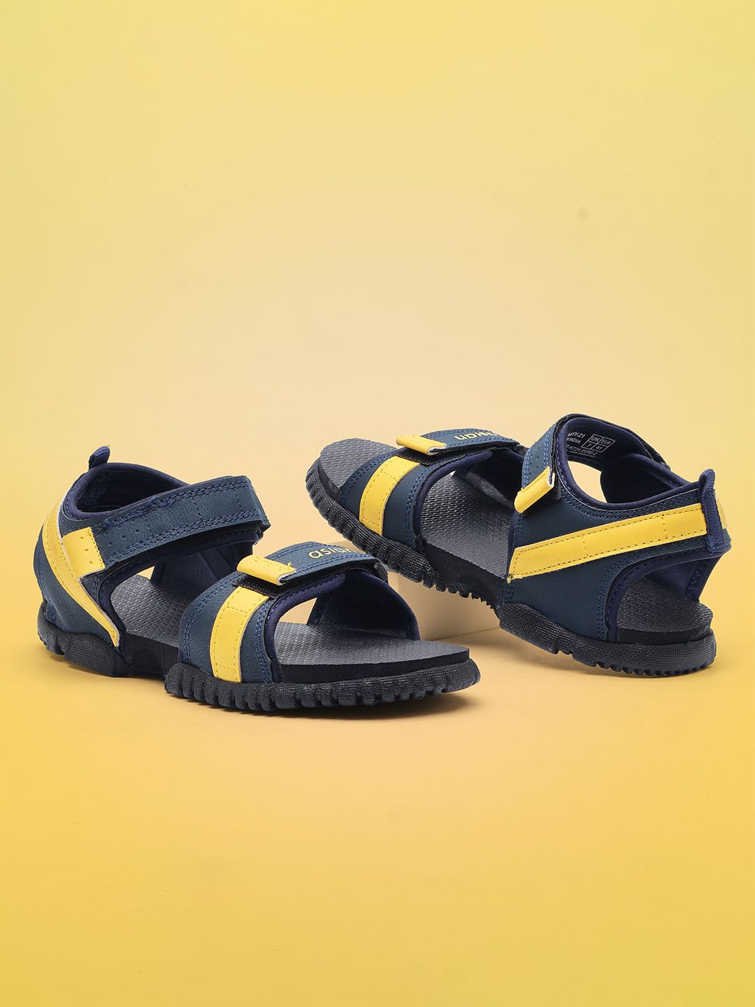 Asian Men Infinity Dual-Strap Velcro Sports Sandals
