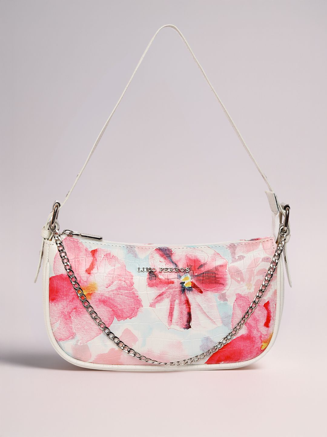 Lino Perros Lino Perros Multicoloured Floral Print Baguette Bag