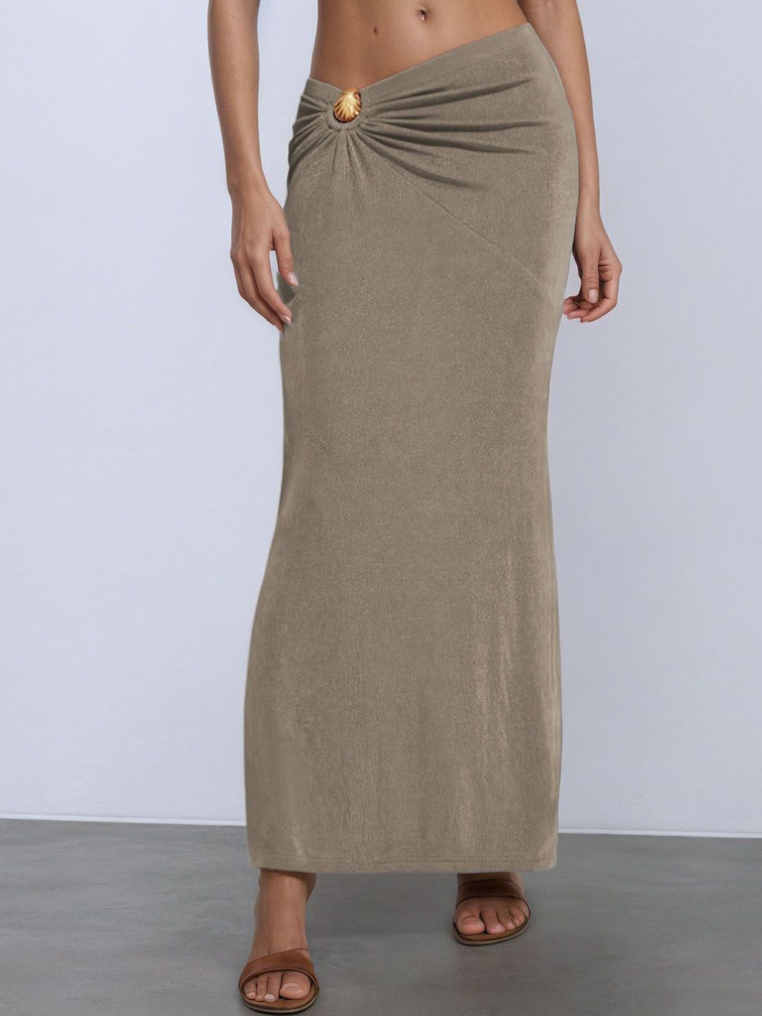 StyleCast x Revolte Women Straight Maxi Skirt