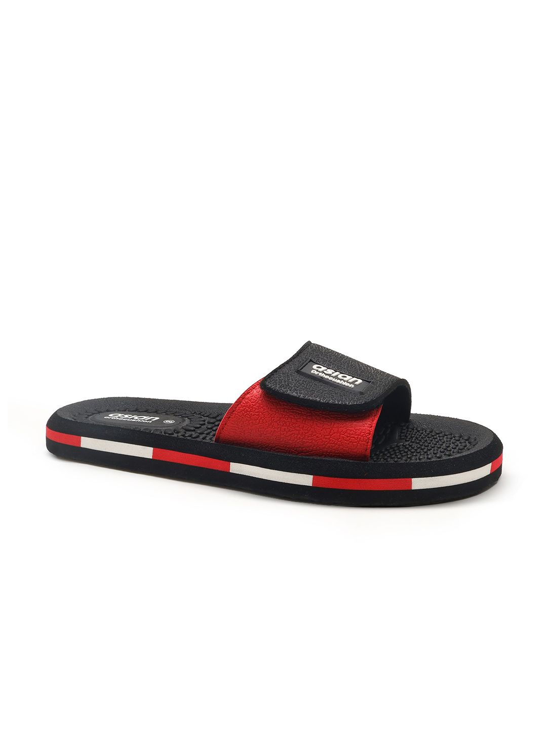 ASIAN Men Colourblocked Ortho Sliders