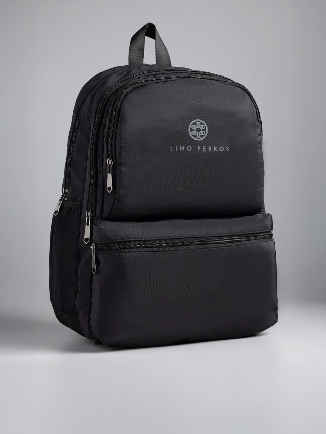 Lino Perros Lino Perros Women Black Solid 16 Inch Laptop Backpack