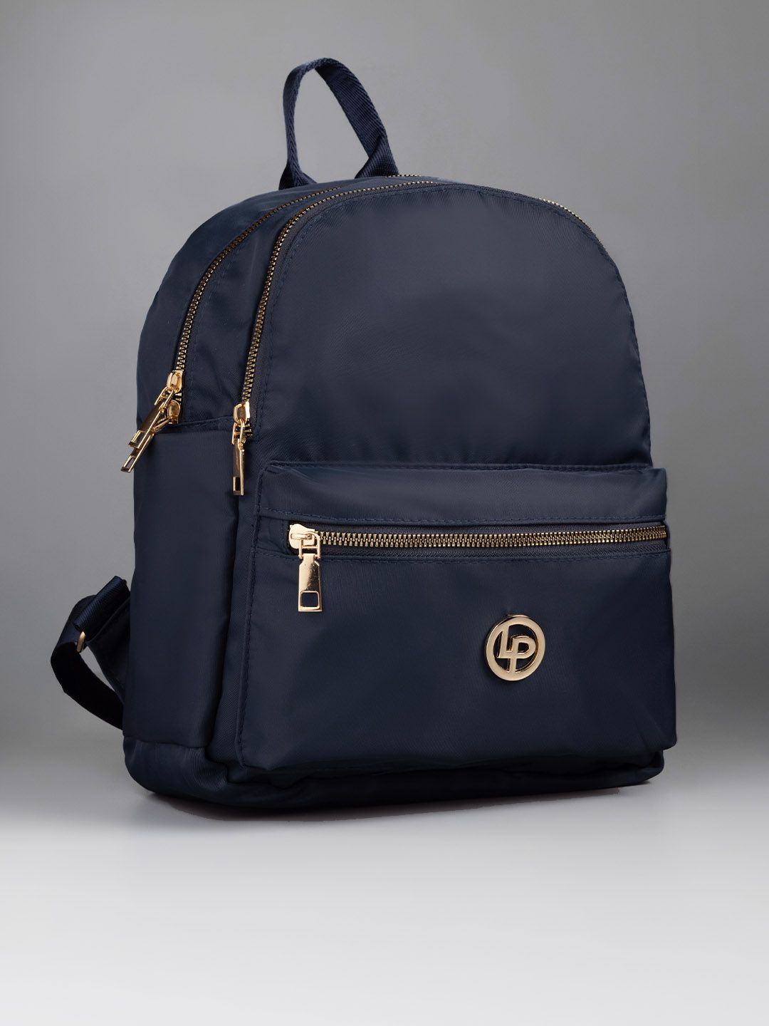 Lino Perros Lino Perros Women Navy Blue Backpack with 11 Inch Tablet Sleeve