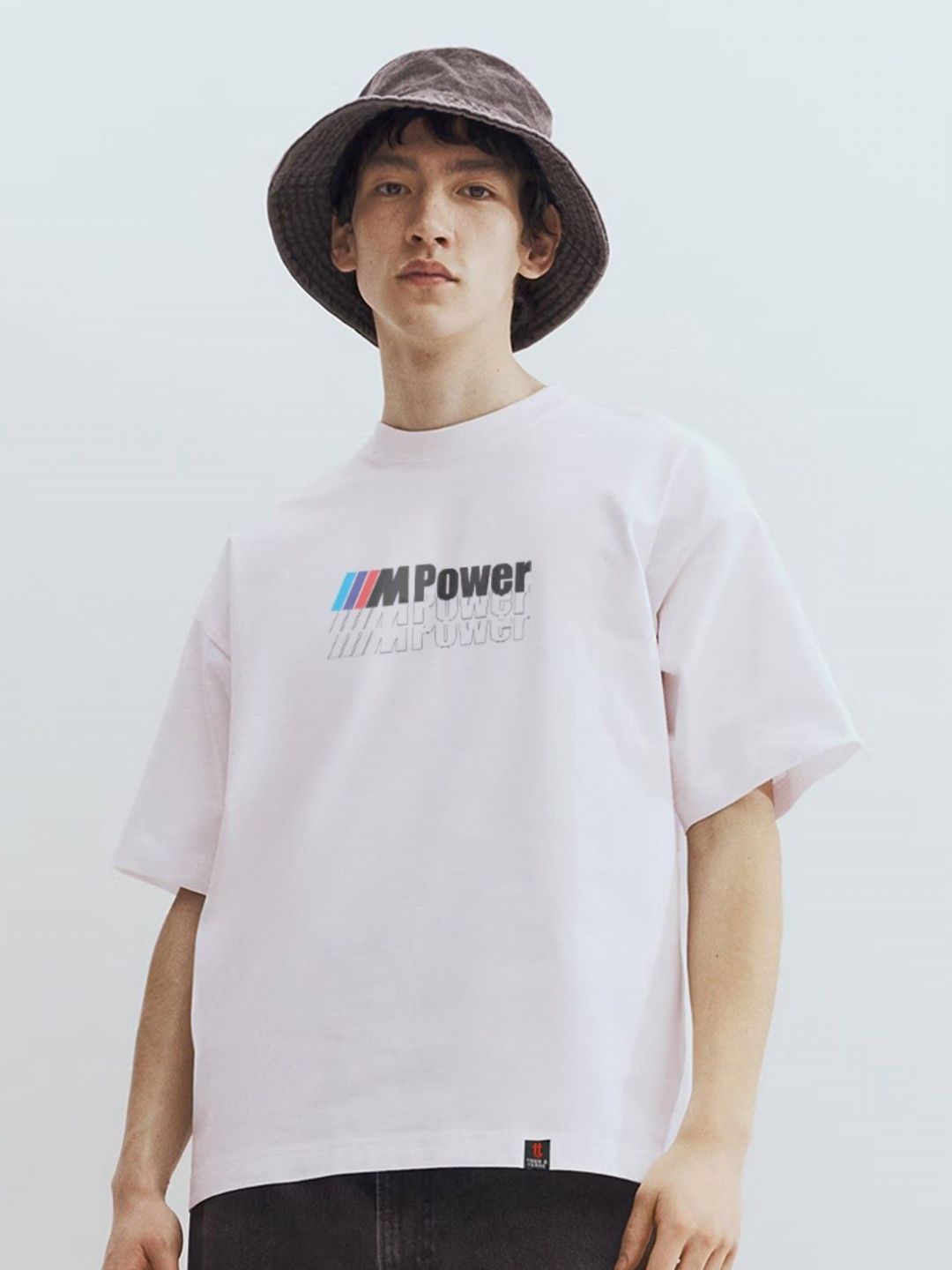 TOGS & TERRE Men Graphic Printed Round Neck Cotton Oversized T-shirt