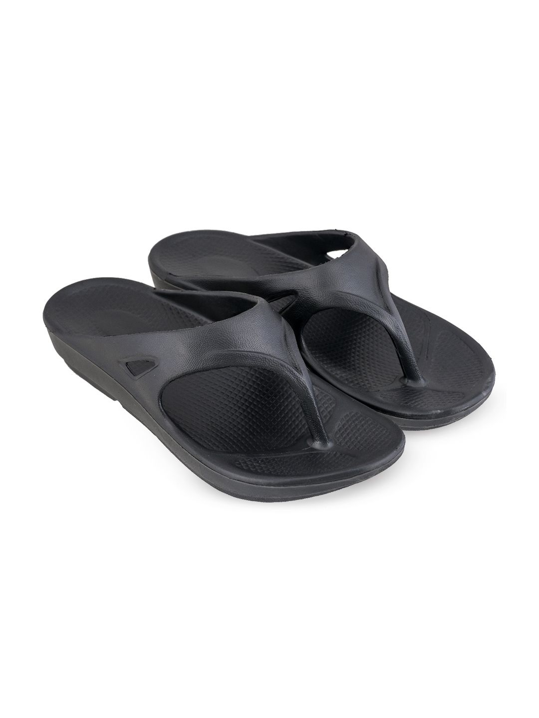 Feel alive Men Set of 4 Solid Ultra-Comfortable Lightweight Sliders