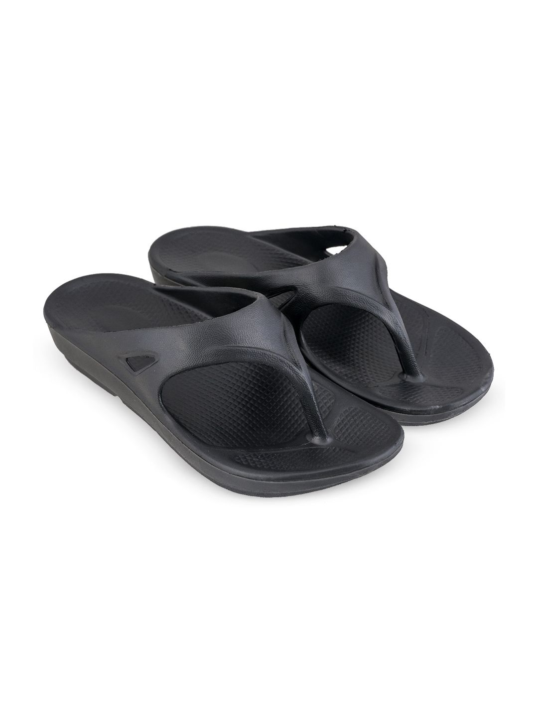 Feel alive Men Set of 4 Solid Ultra-Comfortable Lightweight Sliders