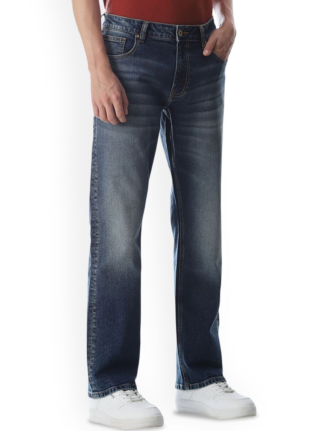 Skinny Fit Low-Rise Heavy Fade Stretchable Jeans