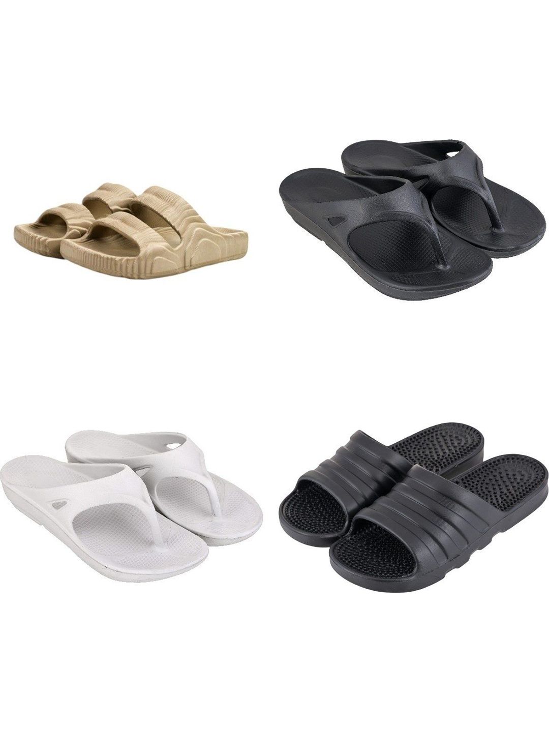 Feel alive Men Set of 4 Flip Flops