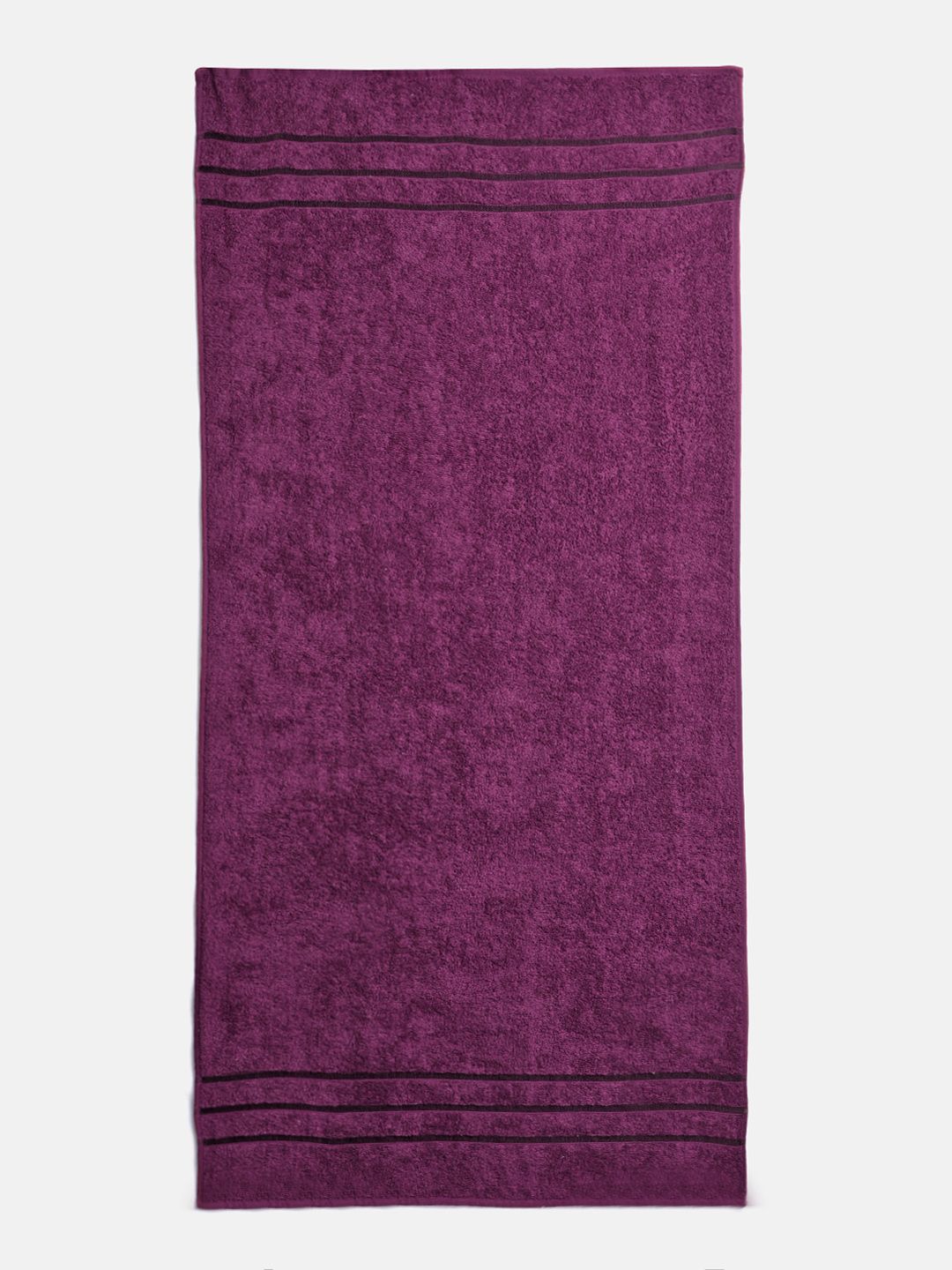 Cayman Purple Solid Cotton Ultrasoft 500 GSM Bath Towel