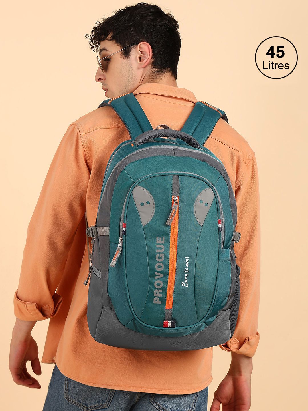 Provogue X fwd Colourblocked Backpack with Reflective Strip 30L 45 L