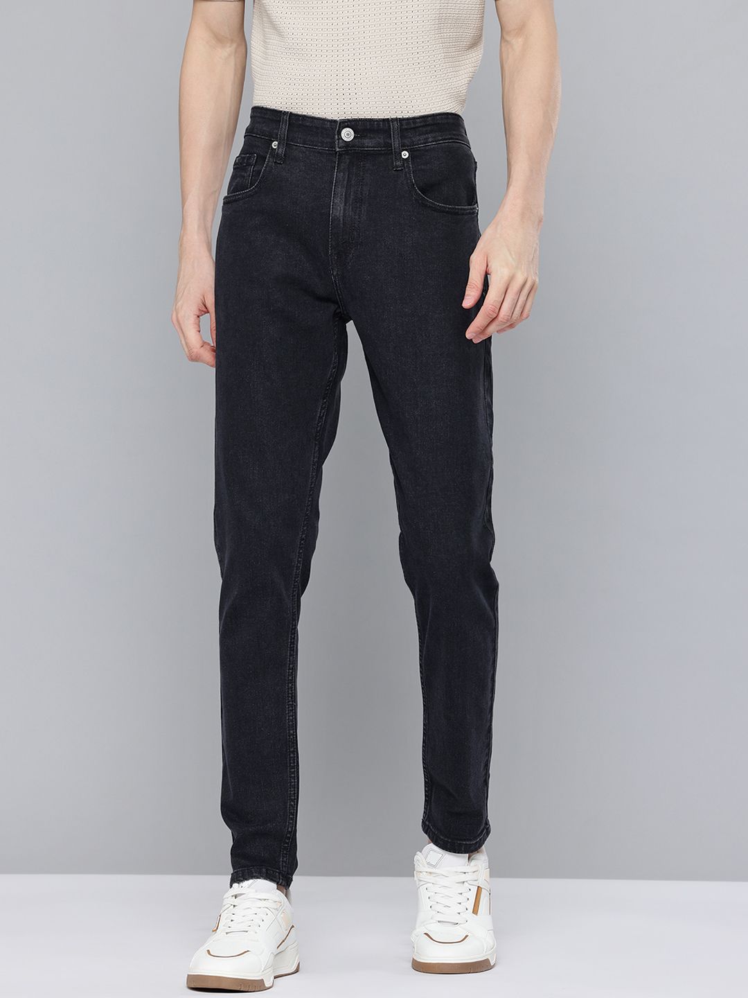 Flying Machine Men Slim Tapered Fit Mid-Rise Stretchable Jeans