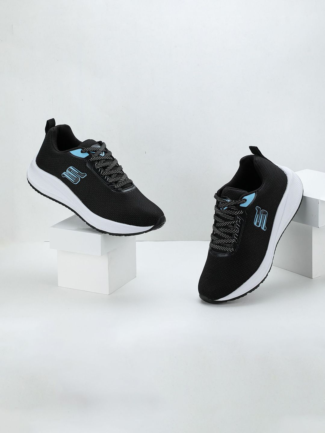 TPENT Men Lace-Ups Walking Non-Marking Sports Shoes