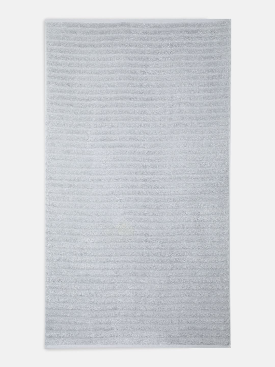 Cayman Grey Striped Cotton 500 GSM Bath Towel