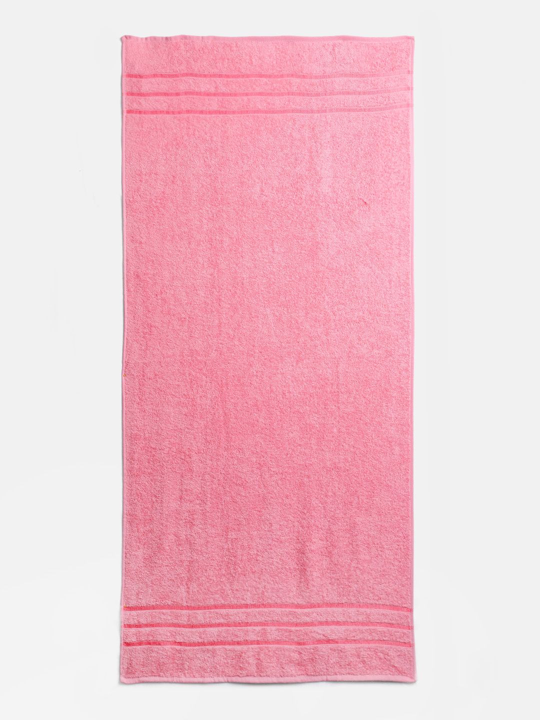 Cayman Pink Solid Cotton Ultrasoft 500 GSM Bath Towel