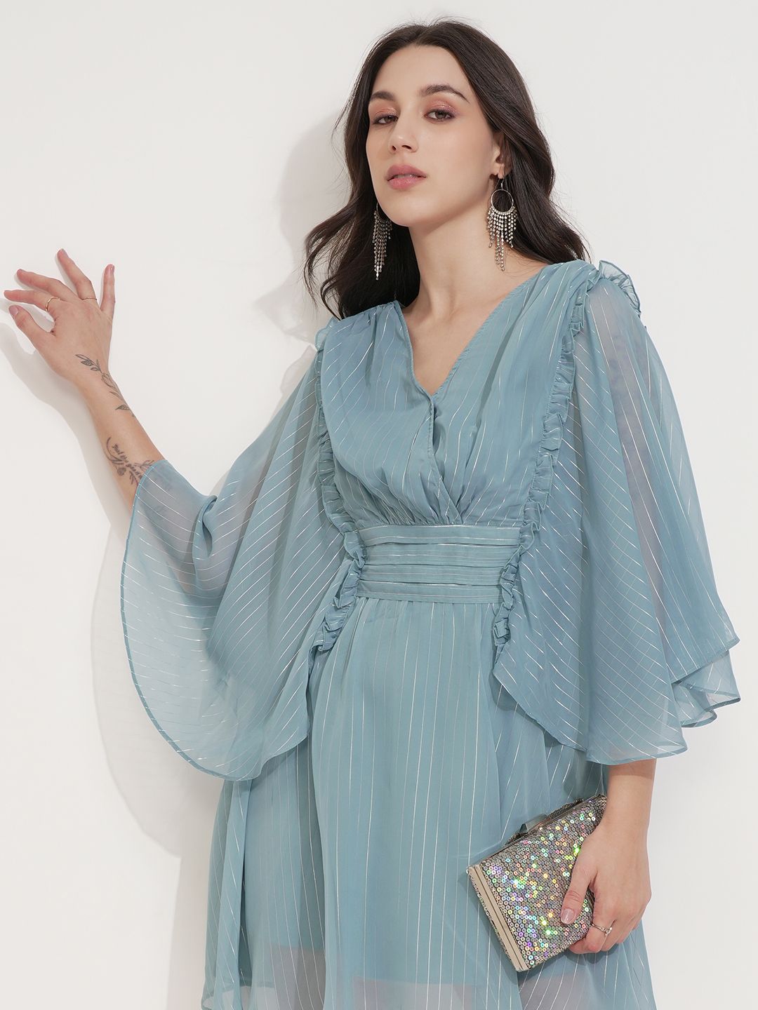 Buy DressBerry Women Floral Embroidered Fit and Flare Midi Dress - Dresses  for Women 34207074 | Myntra