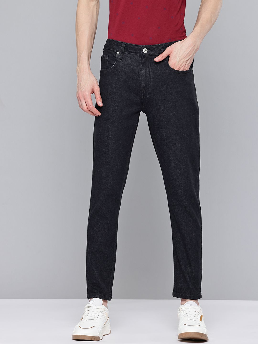 Flying Machine Flying Machine Men Relaxed Tapered Fit Mid-Rise Stretchable Jeans