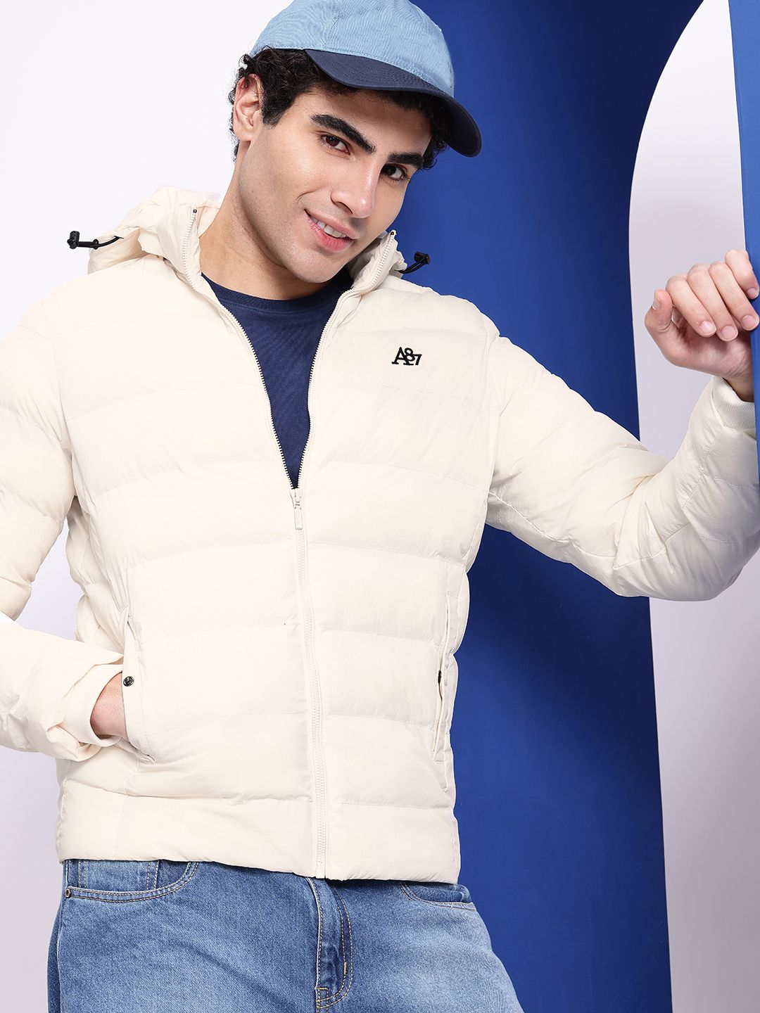 Aeropostale Padded Jacket With Detachable Hood