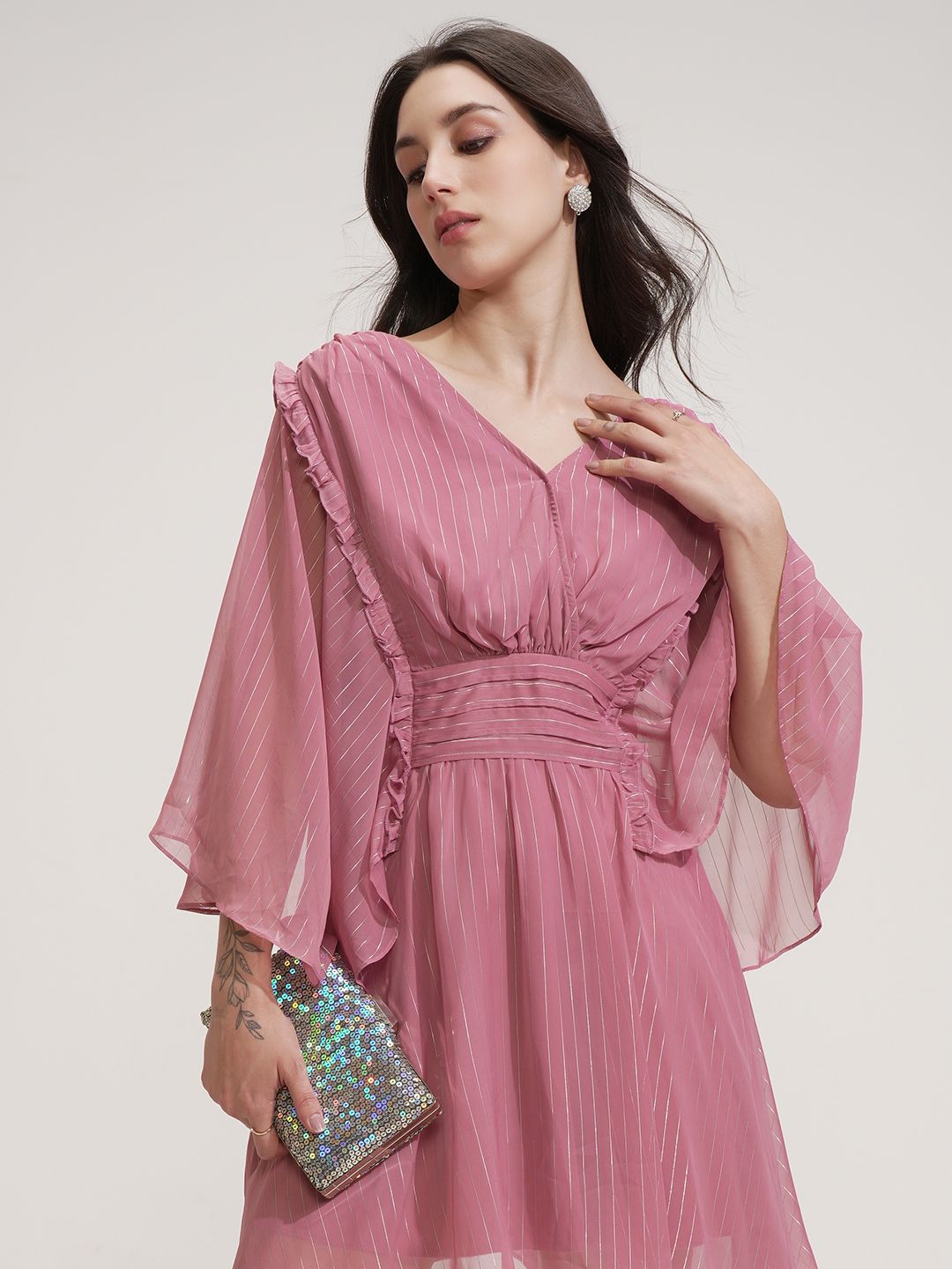 Buy DressBerry Women Floral Embroidered Fit and Flare Midi Dress - Dresses  for Women 34207074 | Myntra