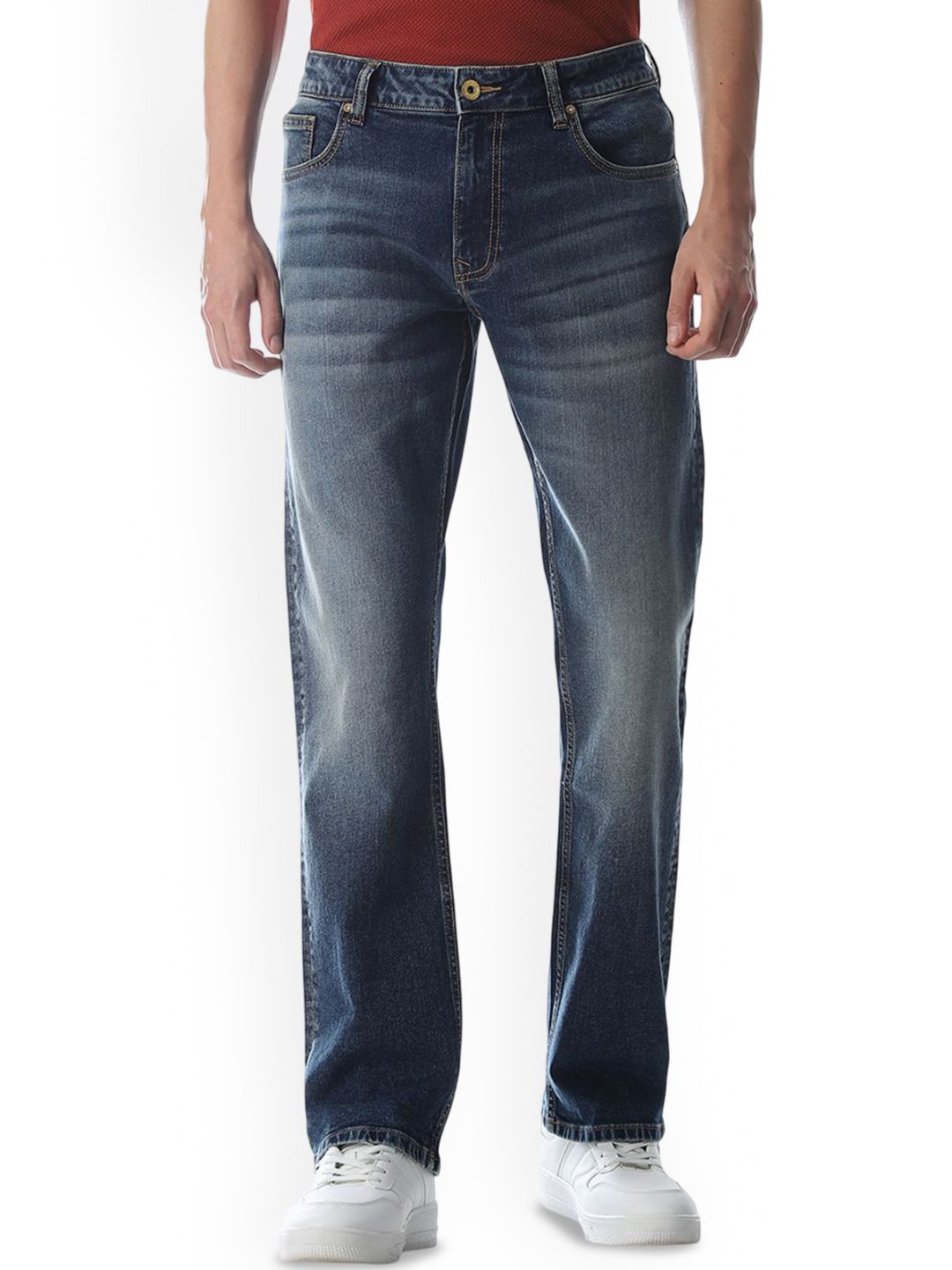 Skinny Fit Low-Rise Heavy Fade Stretchable Jeans