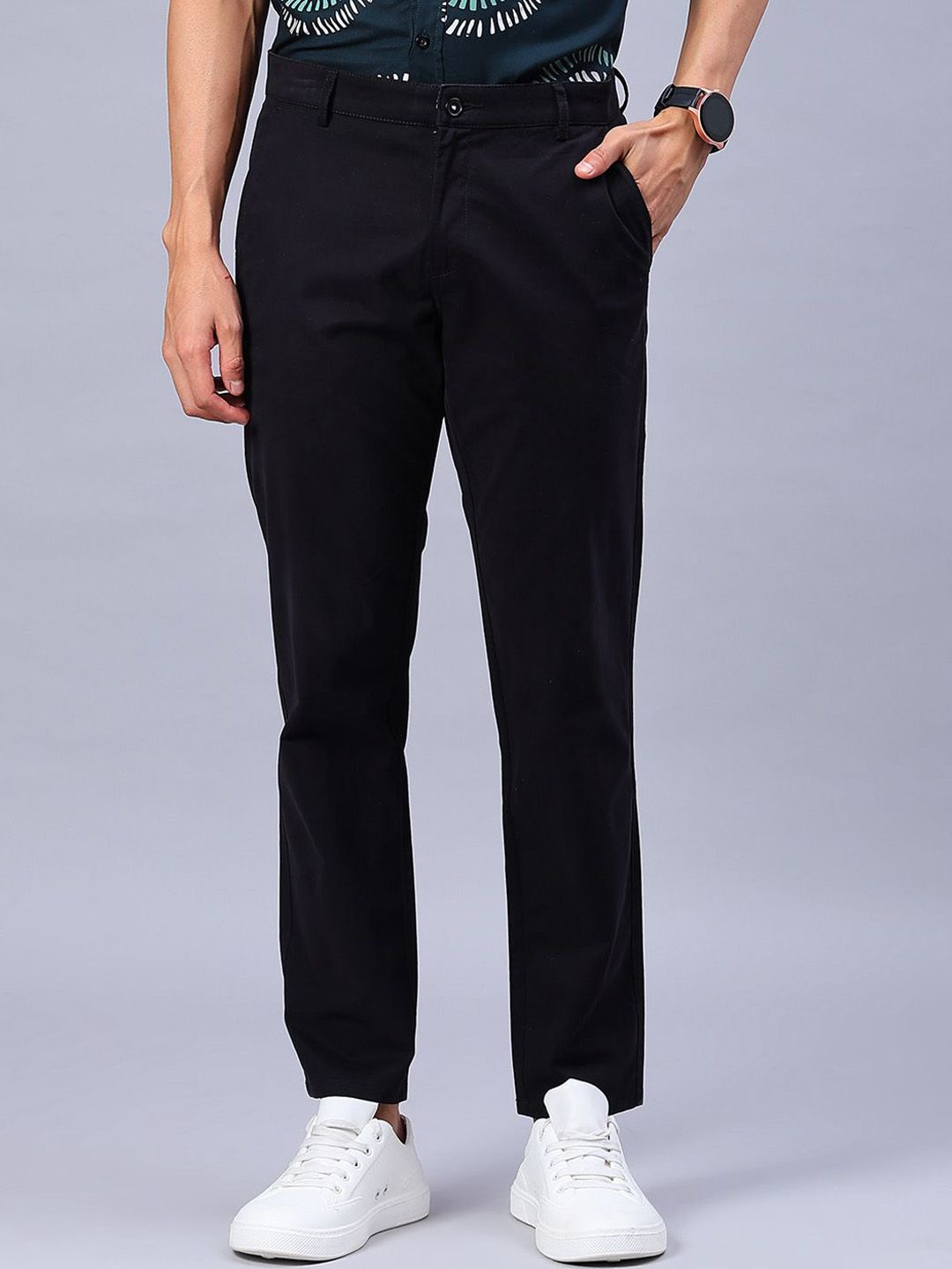 V-Mart Men Regular Fit Cotton Trousers