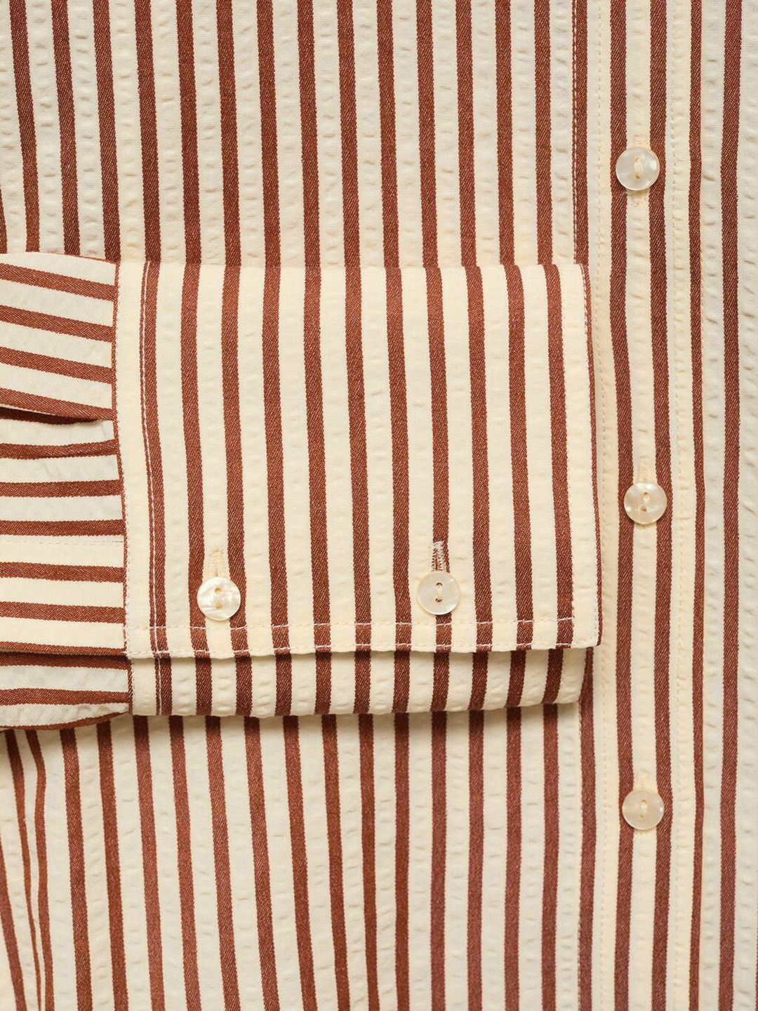 Striped High-Low Shirt