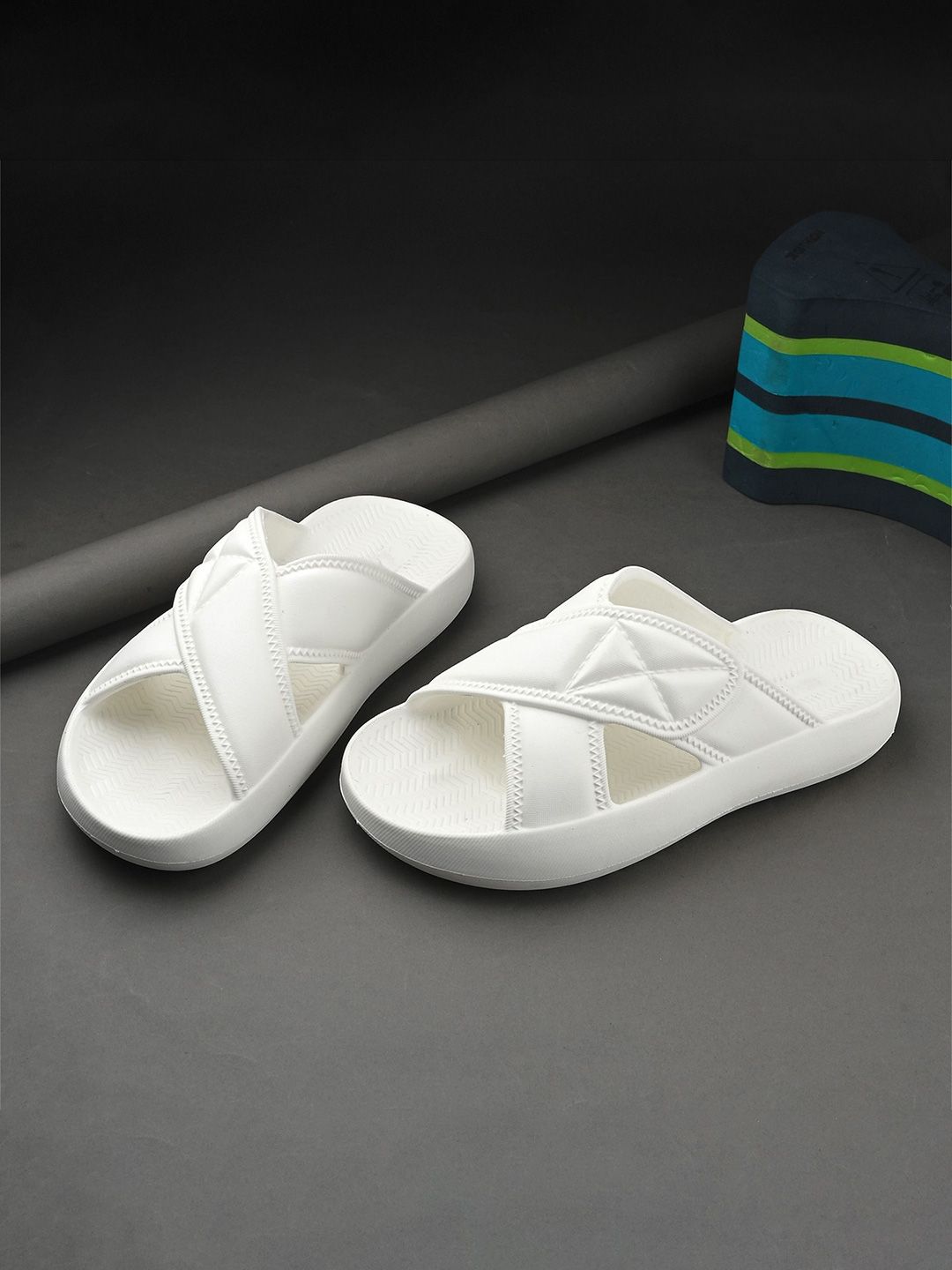 Deflow Men Open Toe Sliders