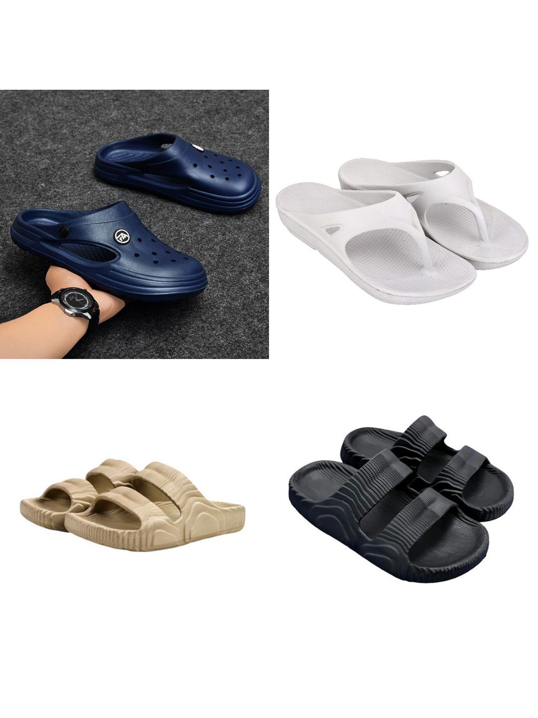 Feel alive Men Set Of 4 Clogs