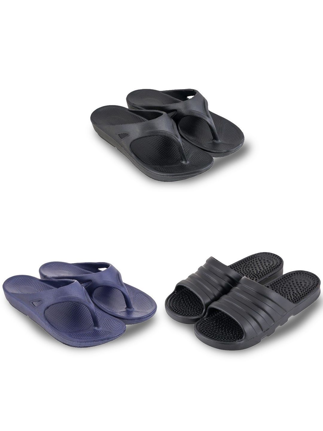 Feel alive Men Set of 4 Ultra-Comfortable Lightweight Clogs