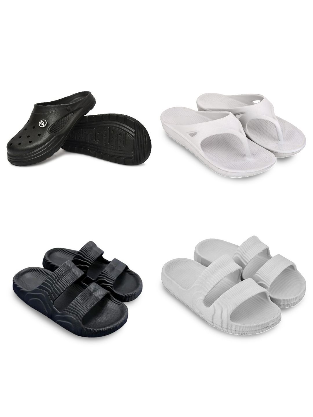 Feel alive Men Set Of 4 Clogs