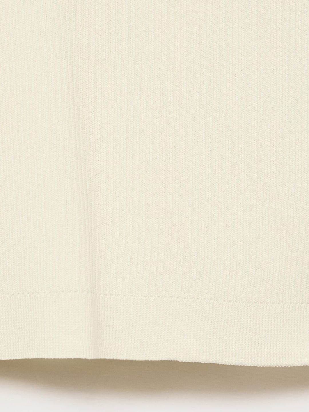 Ribbed Polo Collar Slim Fit T-shirt