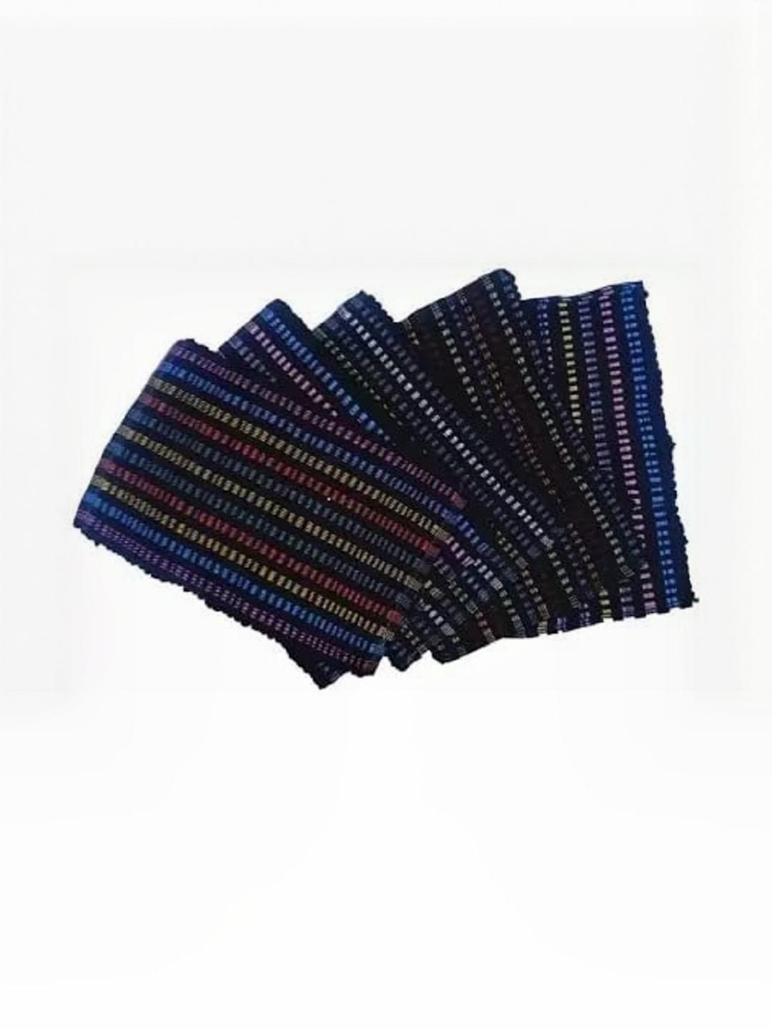 CROWN MATTINGS Blue 1400 GSM Cotton Bath Rugs