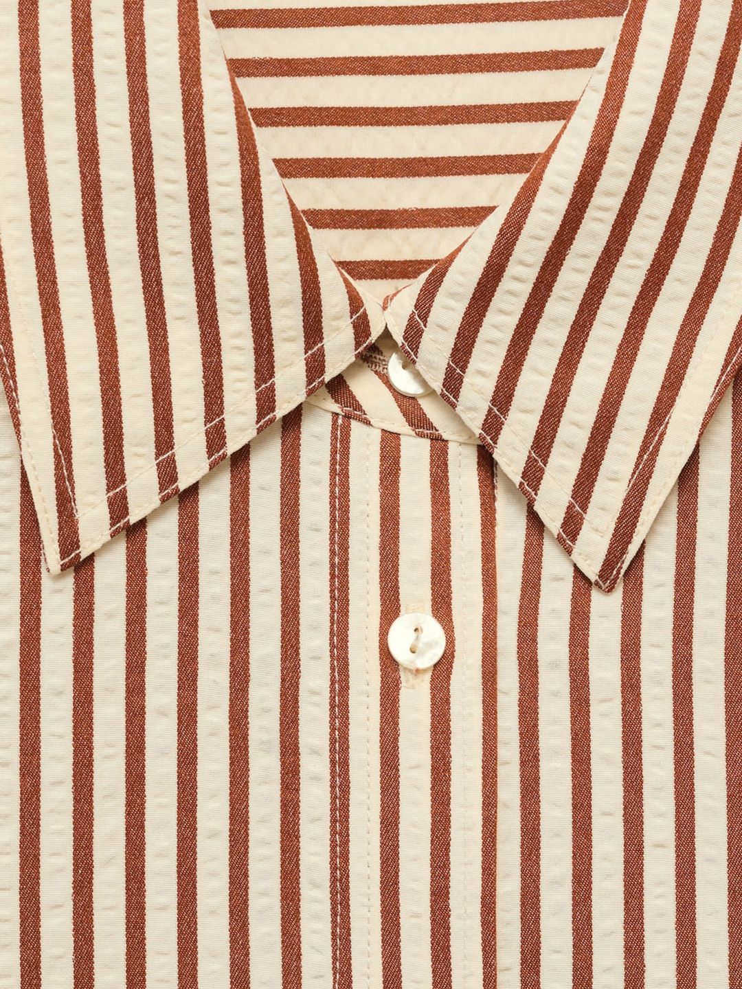 Striped High-Low Shirt