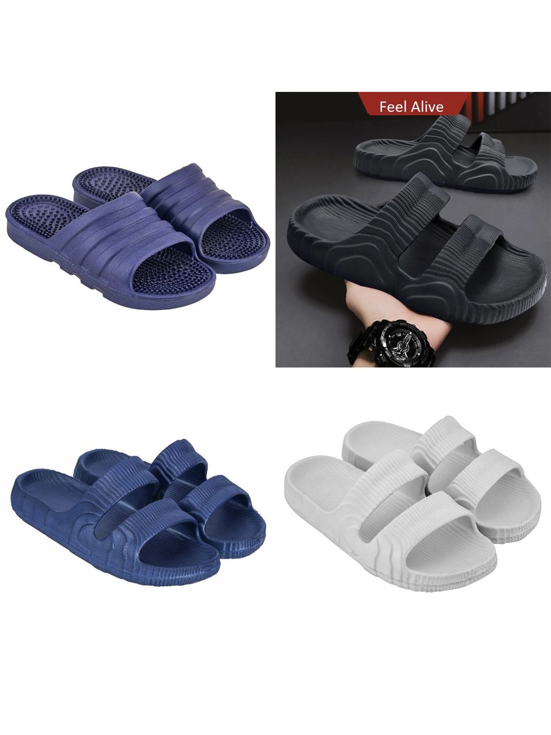 Feel alive Men Set Of 4 Sliders
