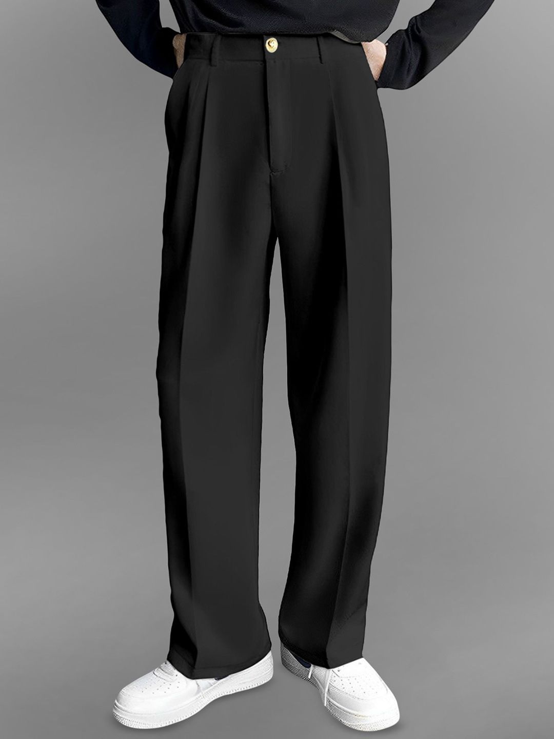FTX FTX Men Relaxed Loose Fit Pleated Trousers