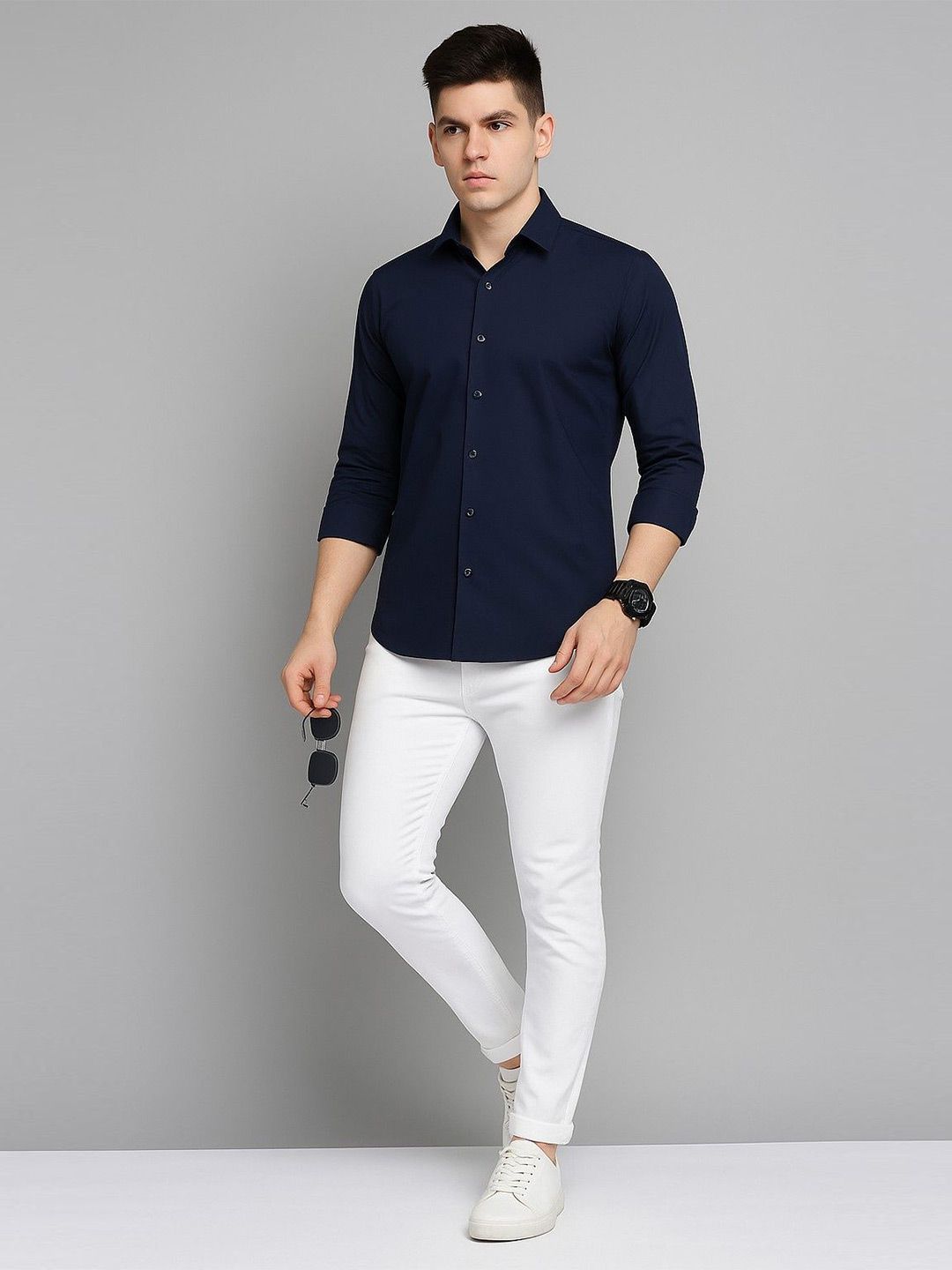 Lee Cross Spread Collar Shirt