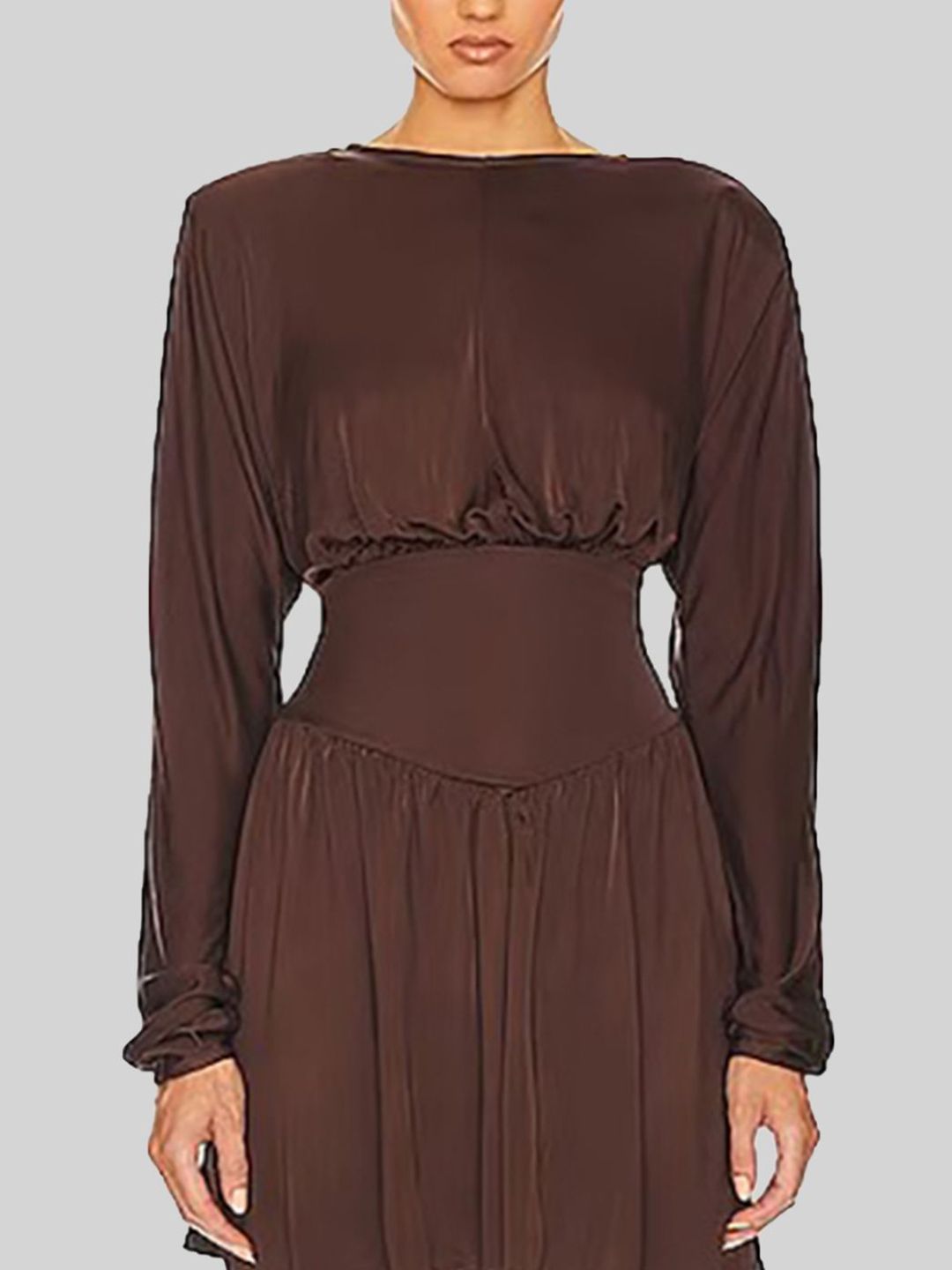 Buy LULU & SKY Women Midriff Yoke Detal Mini Dress - Dresses for