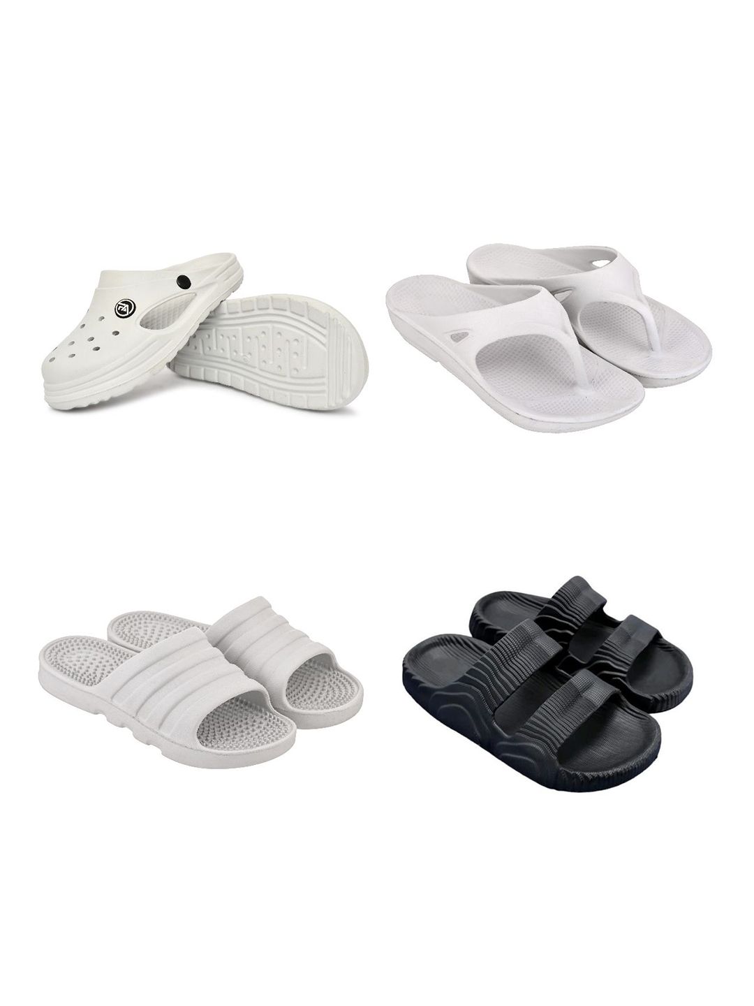 Feel alive Men Pack of 4 Thong Flip-Flops