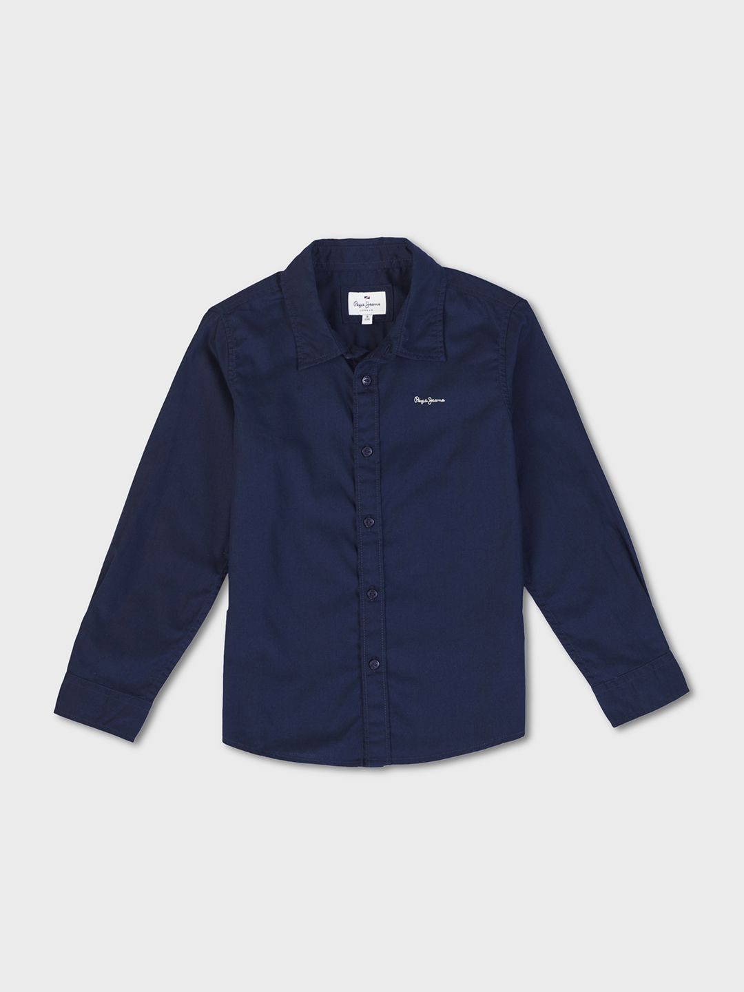 Pepe Jeans Boys Spread Collar Cotton Shirt