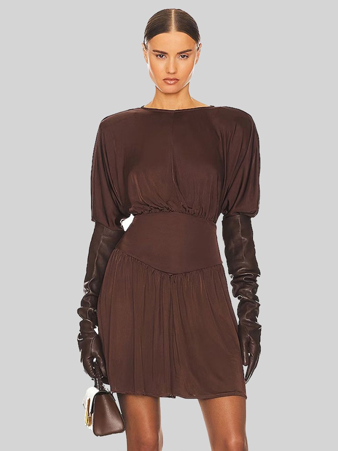 Buy LULU & SKY Women Midriff Yoke Detal Mini Dress - Dresses for