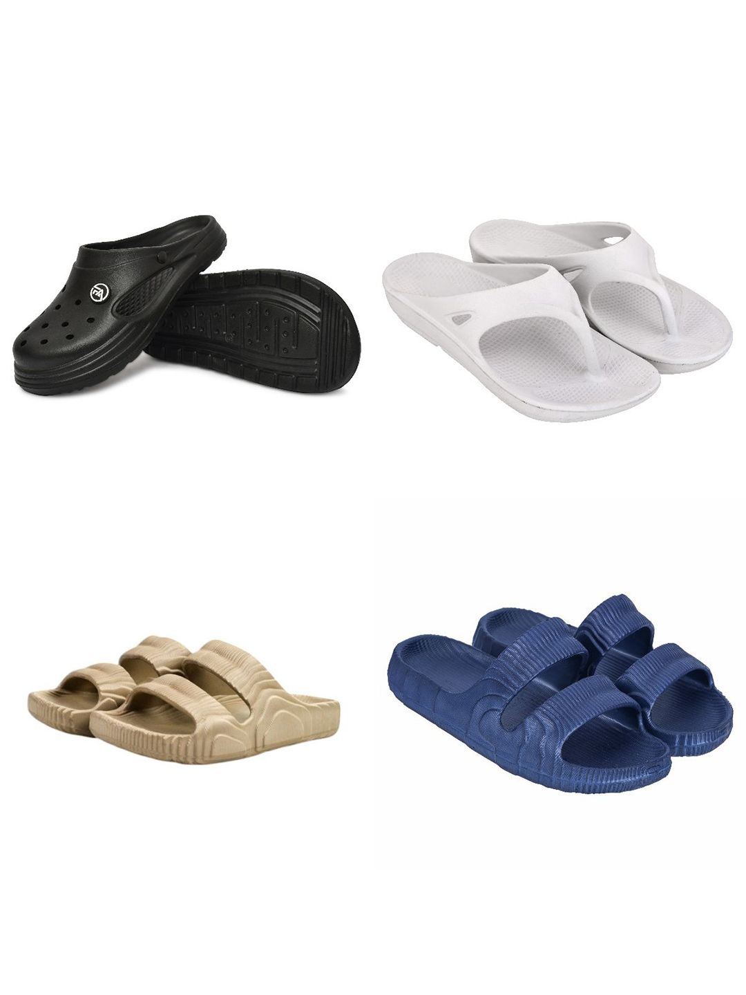 Feel alive Men Set Of 4  Clogs