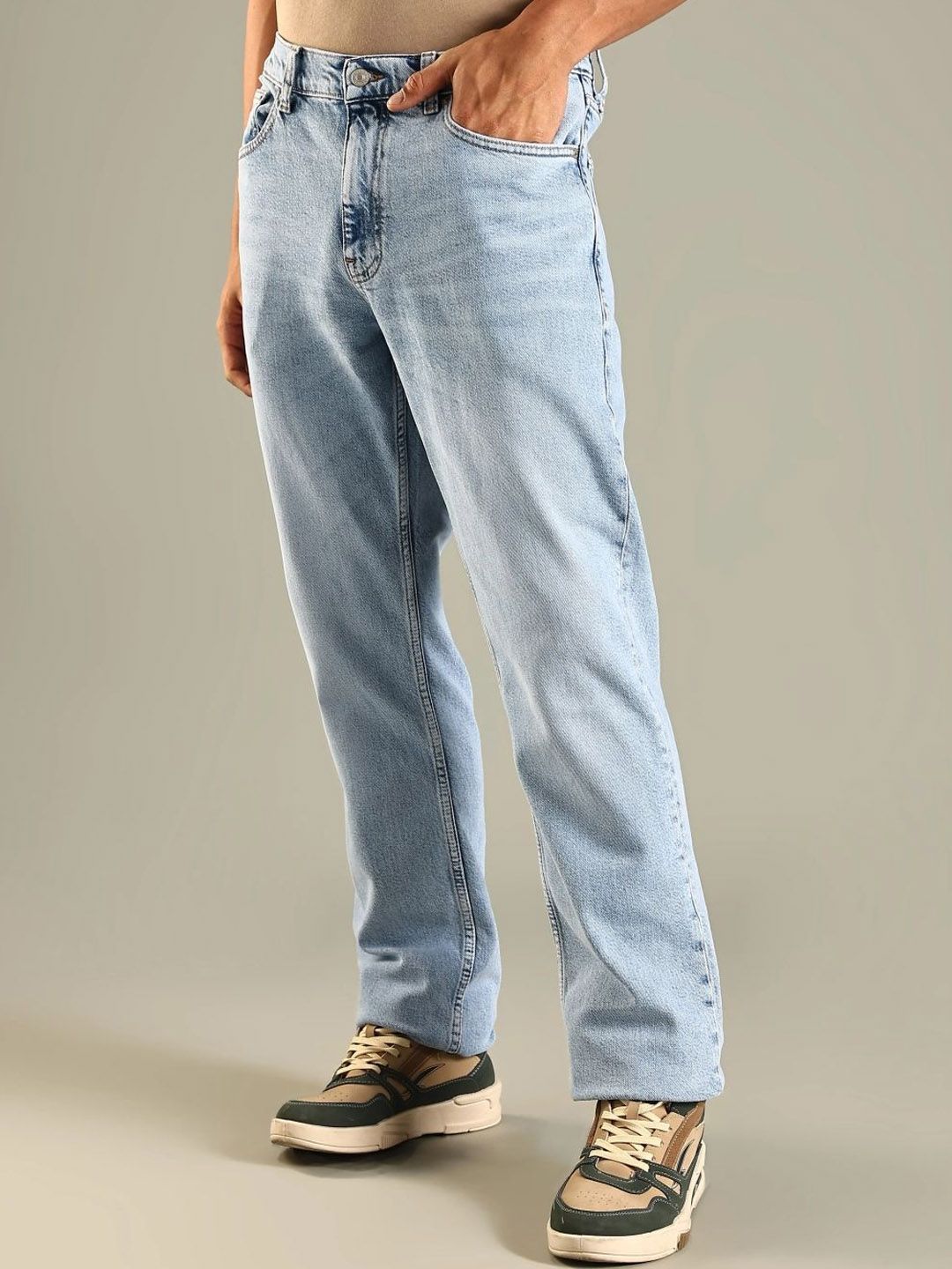 Slim Fit Mid-Rise No Fade Jeans