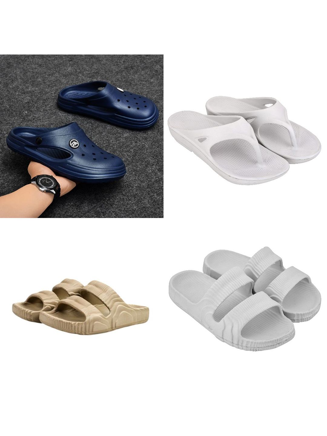 Feel alive Men Set Of 4  Clogs