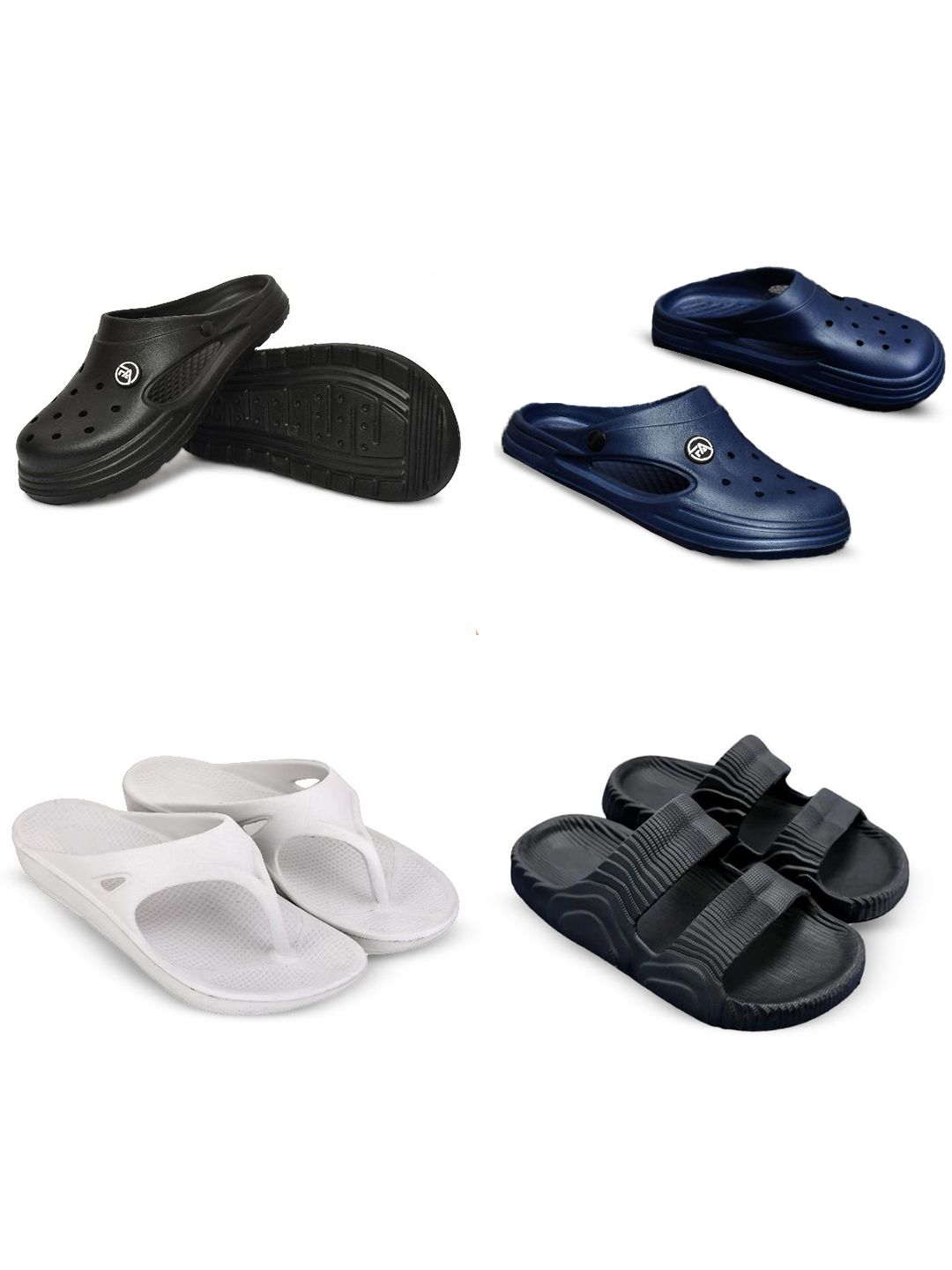 Feel alive Men Set Of 4 Clogs