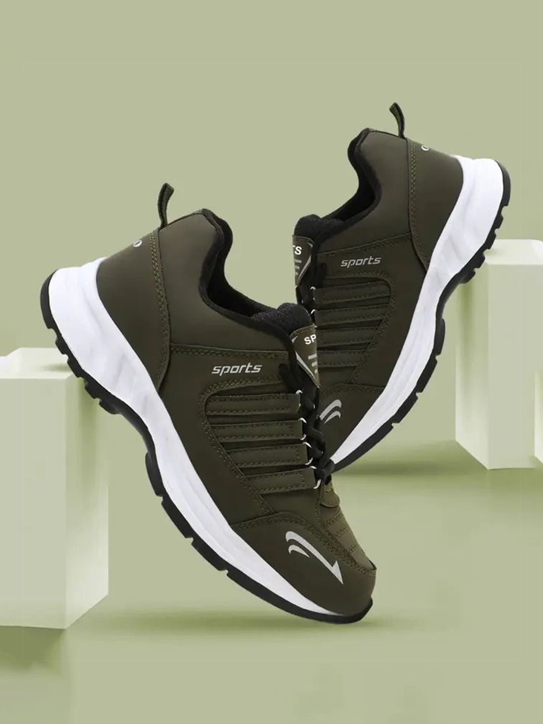 Deflow Men Mesh Walking Marking Lace-Ups Shoes