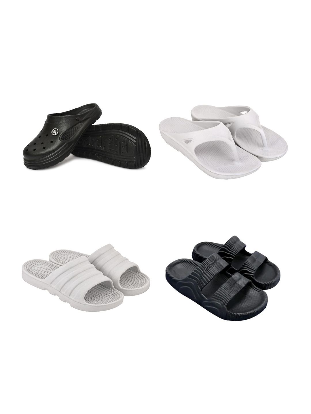 Feel alive Men Set of 4 Clogs
